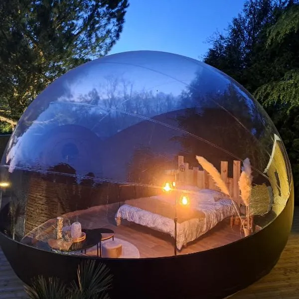 Chambre bulle avec spa au cœur du val de Loire, hotel v destinaci Cheillé