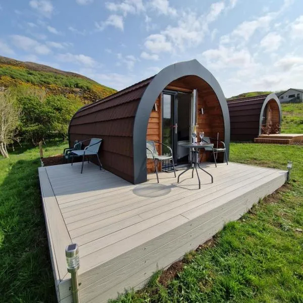 Tighlochan pods, hotel in Rhiconich