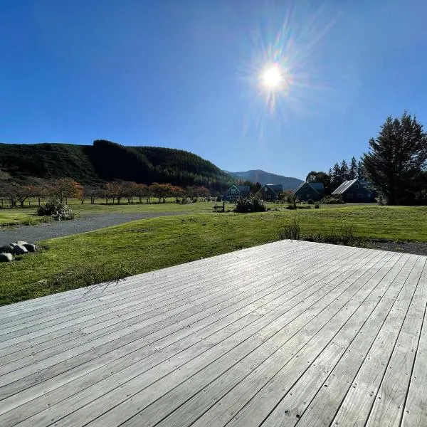 Pudding Hill Lodge & Chalets, hotell i Mount Hutt