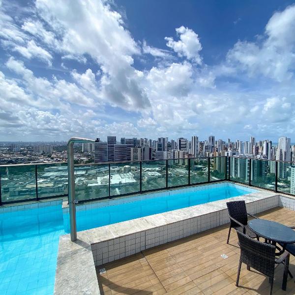 Flat localizado a 200m Shopping Recife, bem Perto da Praia de Boa Viagem e com Wi-Fi 400Mbps - Foto 4