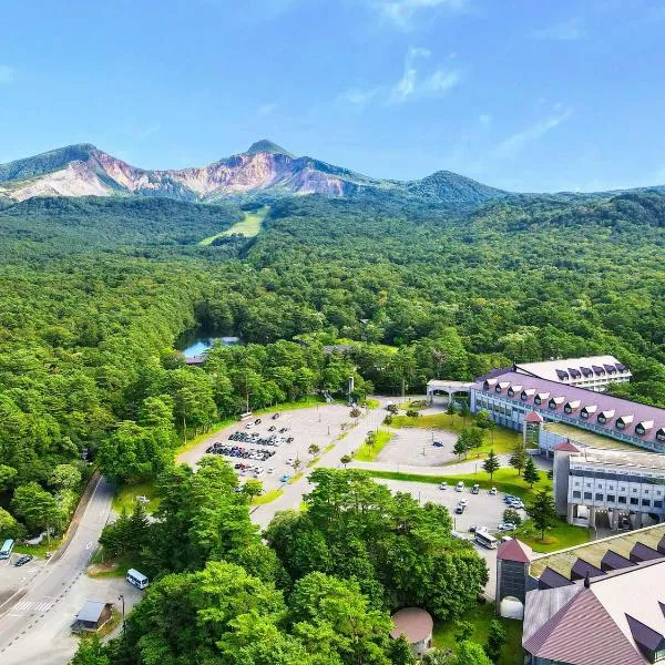 Urabandai Lake Resort Goshiki no Mori, hotell i Kitashiobara