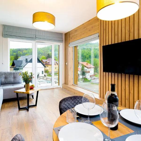 Wonder Home - Apartamenty Hillside tuż przy stoku, sklep, plac zabaw i zewnętrzna siłownia na terenie kompleksu, hotel in Karpacz