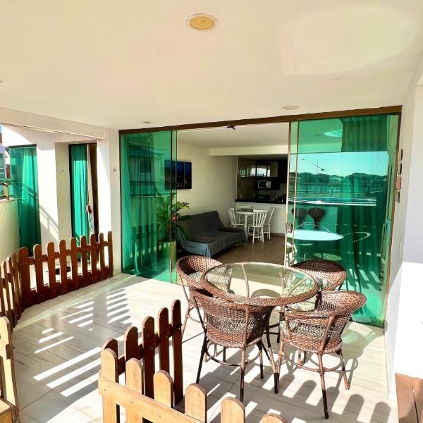 Apartamento Com VISTA PARA O MAR, Com Estacionamento, Portaria 24h, Cozinha Completa, Ar Condicionado, Wi-Fi, Smartv e Piscina - Foto 4
