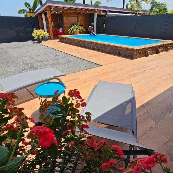 Les cocotiers d'Aladya, hotel in Lamentin