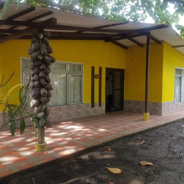 Cabaña en la playa Punta Bolivar, hotel v destinaci San Antero
