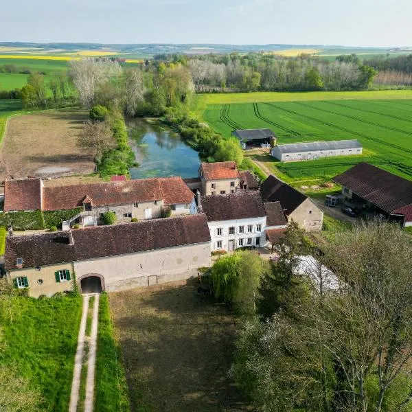 Le Moulin Neuf, hotel em Brienon-sur-Armançon