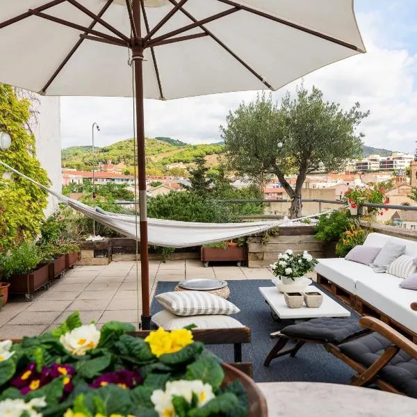 Loft Bouquet Alella mar y montaña 25 min a BCN,位于阿莱利亚的酒店