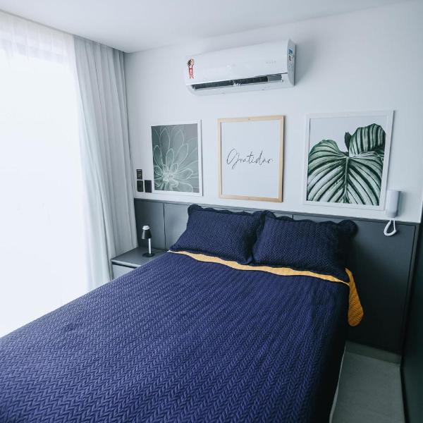 Flat no Get One - 50 metros da praia
