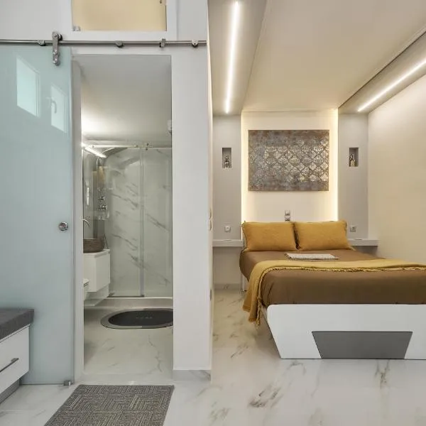 Modern Studio for Two, Mytilene Lesvos: Loutrópolis Thermís şehrinde bir otel