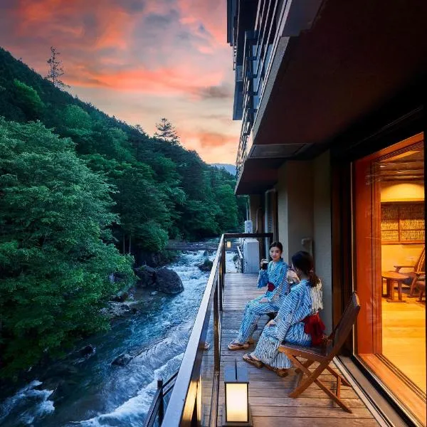 Shima-Onsen Toshimaya, hotel v destinaci Nakanojo