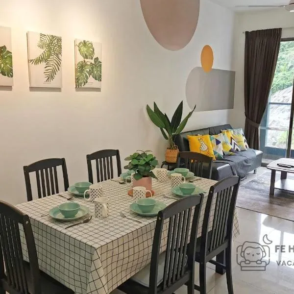FE Cozy Cameron Homestay Family 8 pax 3BR Palas Horizon Brinchang 金马伦民宿 8人3房, hotel in Brinchang