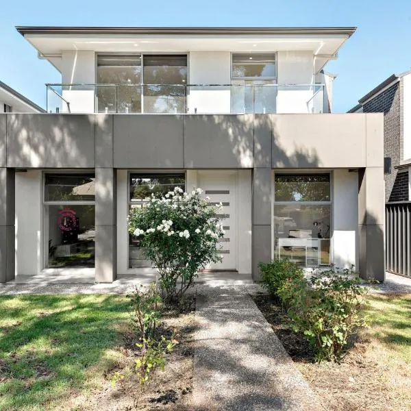 Clover - The Split-Level Sanctuary in Payneham South, hotell i Kensington and Norwood