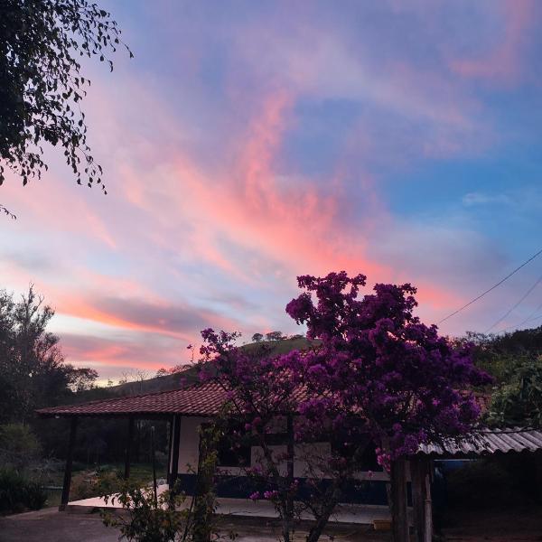 Casa de campo com piscina a 2 min de cunha