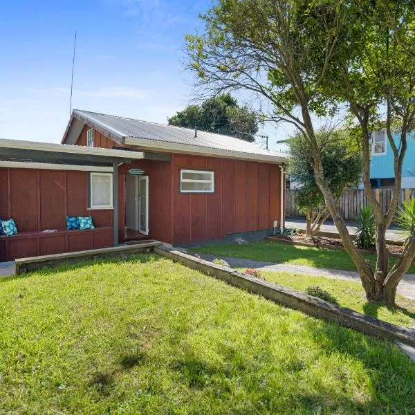 Seaside Chalet Papamoa、パパモアのホテル