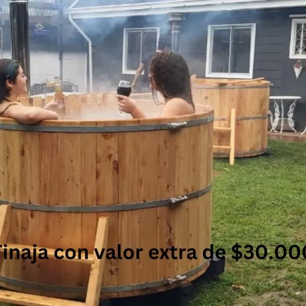 CABAÑA 2 TINAJA-PISCINA-QUINCHO, hotel in Valdivia