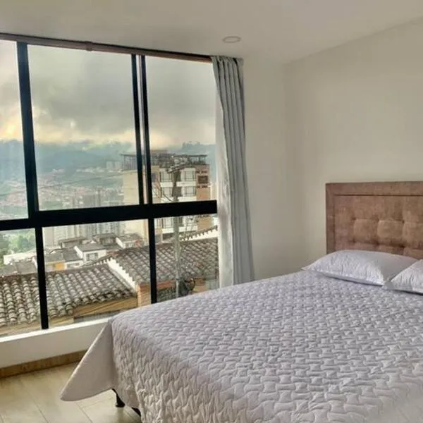 Cama Queen, Vista a las Montañas, hotel in Manizales