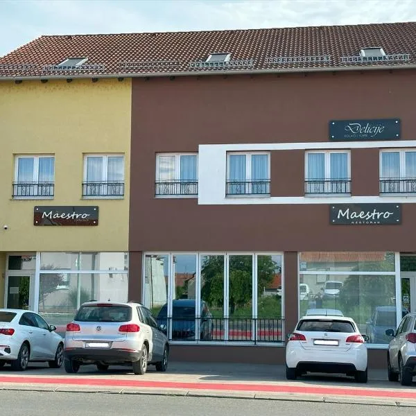 Maestro - Rooms & Resturant, hotell i Vukovar