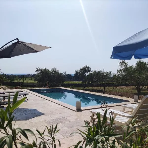 Grande maison avec grande piscine, hotel in Pont-Saint-Esprit