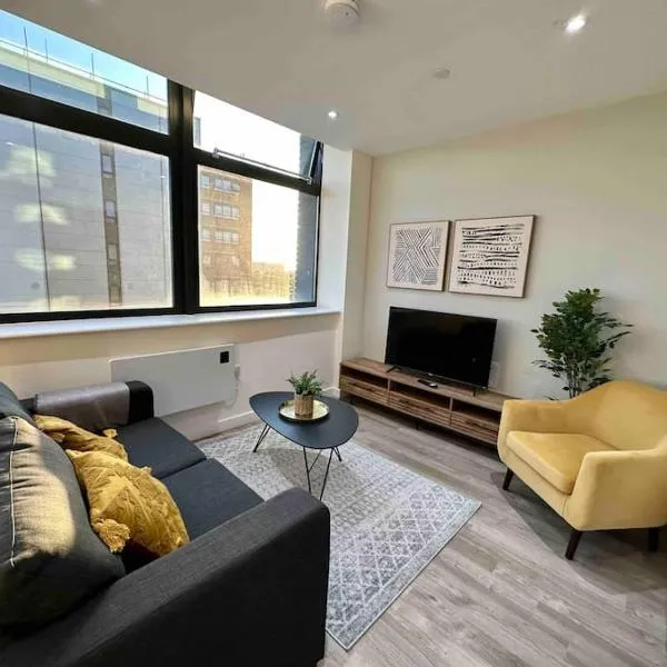 1 Bed Flat with View of Old Trafford、マンチェスターのホテル