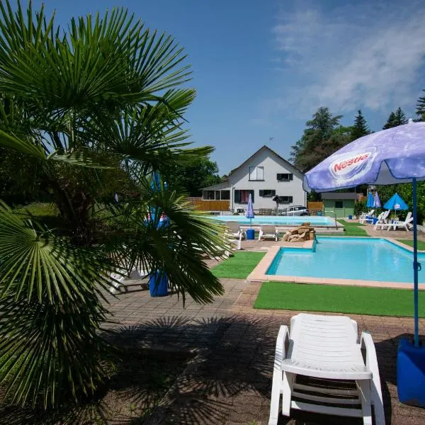 Camping des Bains, hotel v destinaci Saint-Honoré-les-Bains