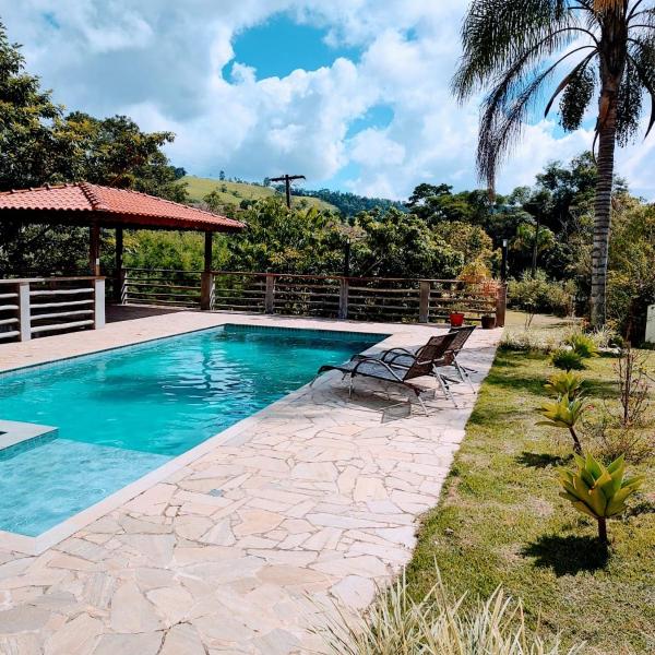 Chácara Rancho Imperial - Socorro - SP - Piscina, Churrasqueira, Forno à Lenha, Campo de Futebol e uma linda Vista para a Montanha! - Foto 4