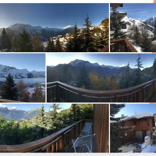 Chalet Individuel Orcières Merlette 1850m Pied des Pistes Vue Magnifique sur les Montagnes, hotel v destinácii Orcières