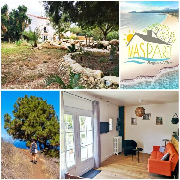 MAS PARET Studio plein sud - Parc 1 ha au calme, hôtel à Argelès-sur-Mer