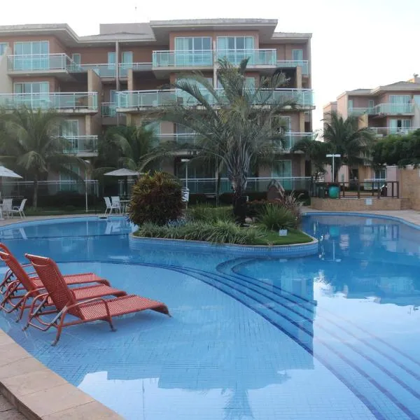 PALM BEACH Porto das Dunas, apartamento todo climatizado TÉRREO a 350 metros Beach Park, hotel in Aquiraz
