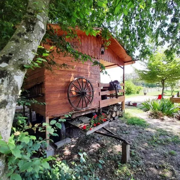 la cabane du cowboy, hotel en Breteau