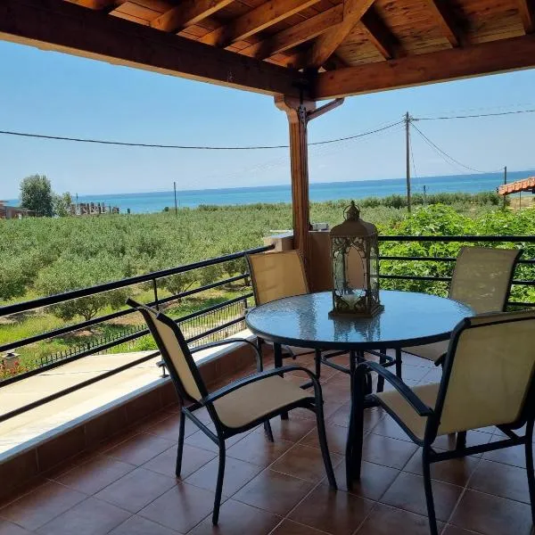 Smaragda Sea View Villa, hôtel à Karianí