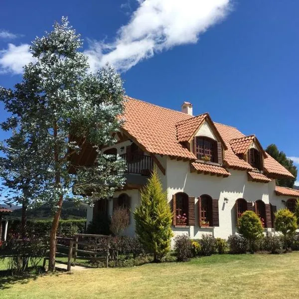 Hermoso Chalet Edelweiss en Guasca, hotel i La Aurora