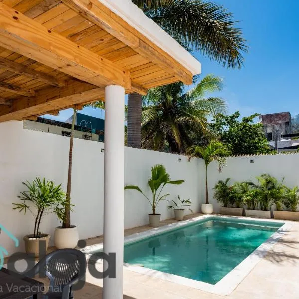 VIca Guest House con piscina en la entrada de la Zona Hotelera, hotel v destinaci Cancún