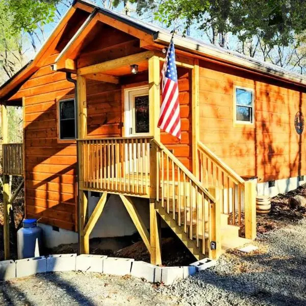 New Serene, Fun & Comfy Cabin- Covered Deck, Grill, Arcade, hotelli kohteessa Murphy