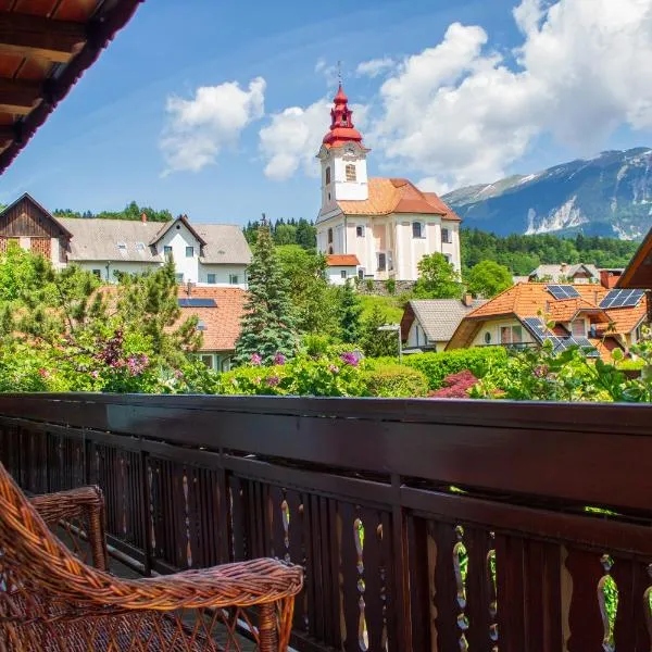 La casa verde, hôtel à Bled-Rečica