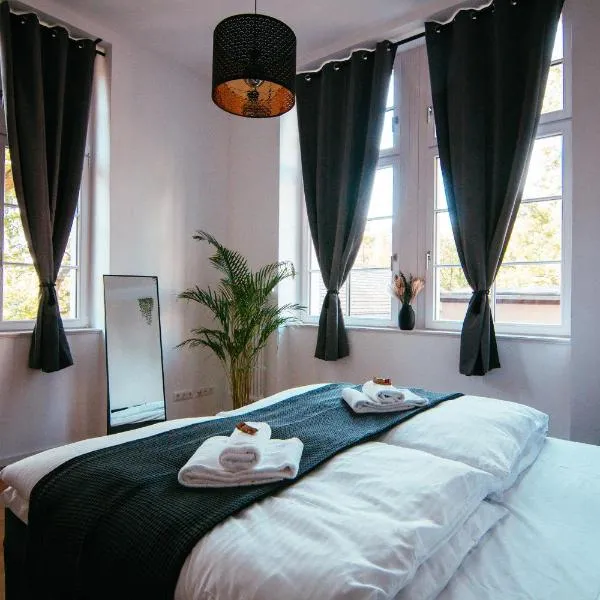 Oasis Appart - Wohnen im Königspark - Elbhang Dresden - große Terrasse - Netflix - TG, hótel í Dresden
