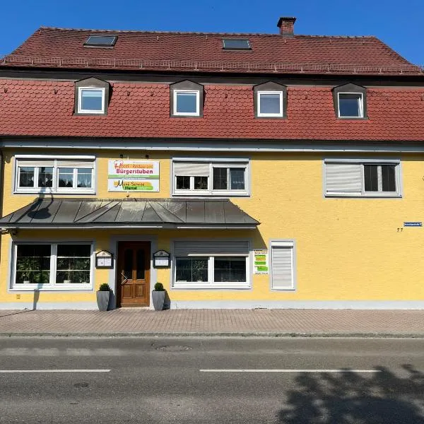 Hotel Restaurant Bürgerstuben, hotel em Altenstadt