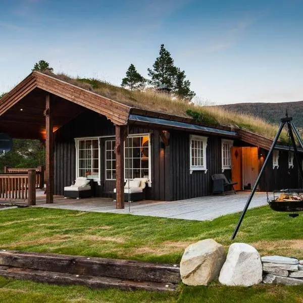 Luxury cabin in the mountains with all facileties, hotel in Rødberg