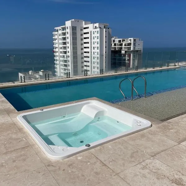 Apartamento con vista espectacular 13 - Pozos Colorados Santa Marta, hotel en Santa Marta