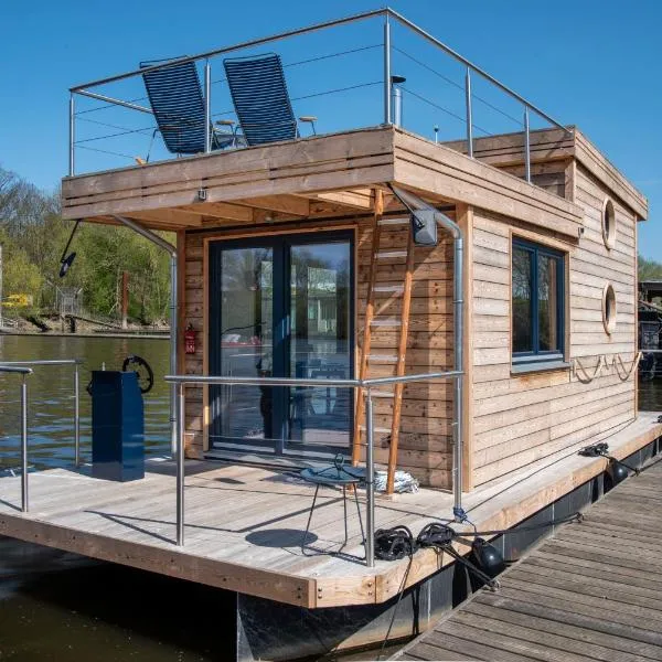 Undine - Wunderschönes Tiny Hausboot, hotel v Hamburku
