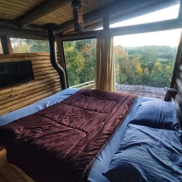 Cabana rustica logcabin com banheira aquecida - Foto 2