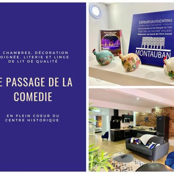 Le Passage de la Comédie - Climatisation & WiFi Fibre, hotel v destinácii Montauban