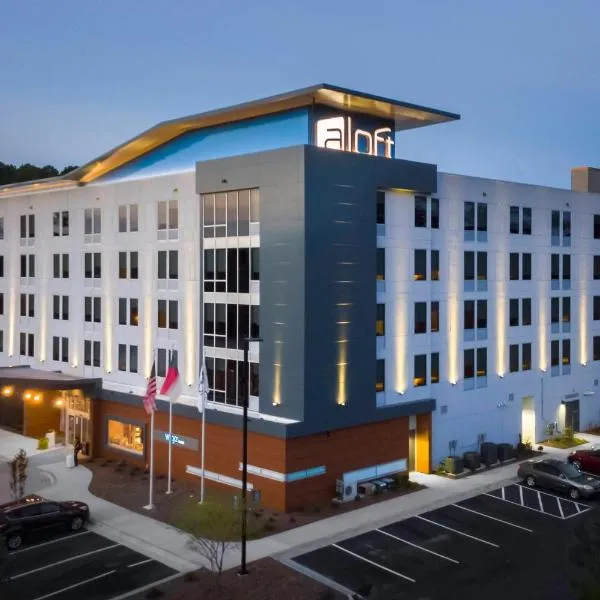 Aloft Raleigh Durham Airport Brier Creek, hotel in Lowes Grove