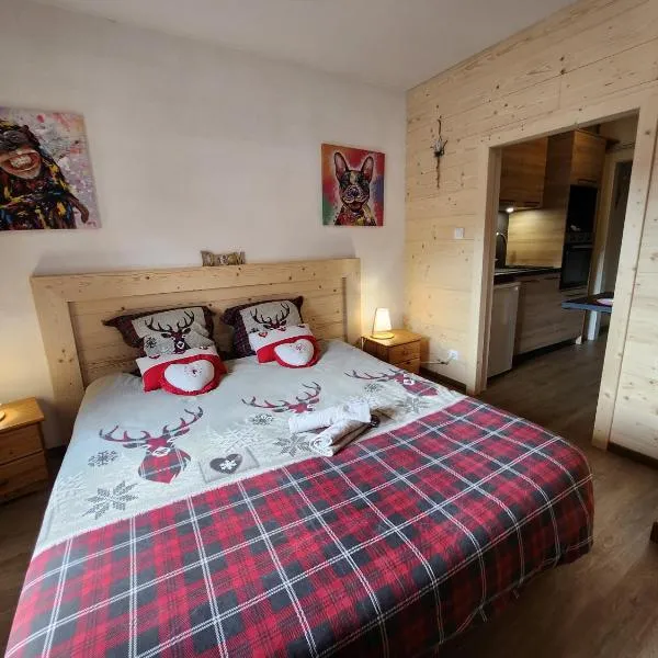 Gîte Myosotis, studio 2 personnes, avec salle de jeux et SPA dans la résidence, hotel v destinaci Ventron