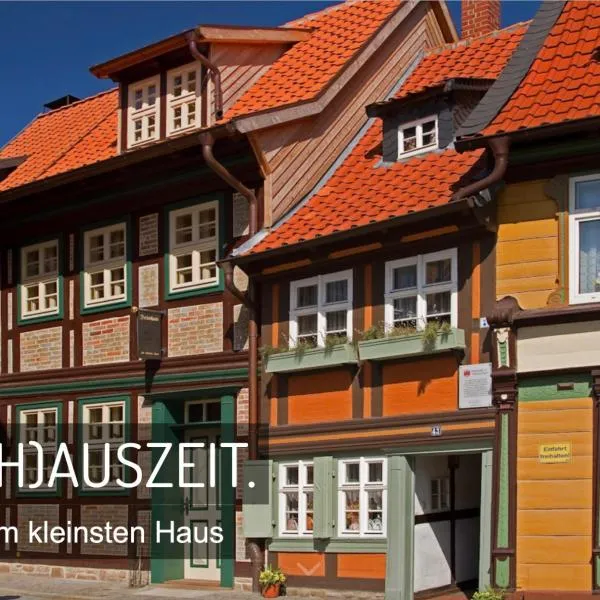 Das Ferienhaus Wernigerode - direkt "Am kleinsten Haus" von Wernigerode, hotell i Wernigerode