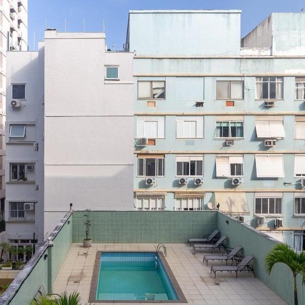 CurtaIpanema: Flat qd praia c/varanda piscina vaga - Foto 4