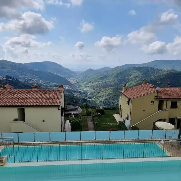 Appartamento incantevole con uso piscina e spa, hótel í Magliolo