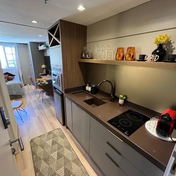 Studio luxo Granja Brasil cozinha completa flat - Itaipava - Foto 3