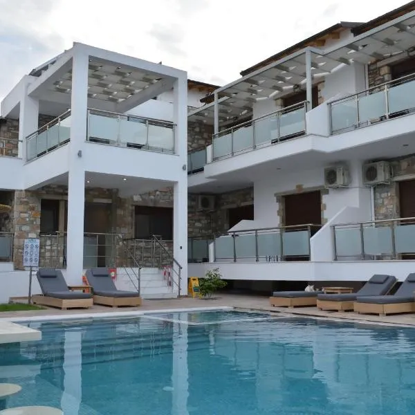 Dioscuri Deluxe Apartments, hotel v destinaci Chrysi Ammoudia