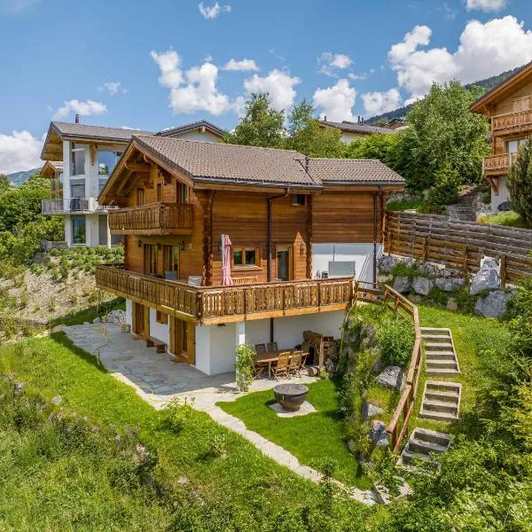 Chalet Le Papillon - Calm, sunny, spacious, hotel in Nendaz