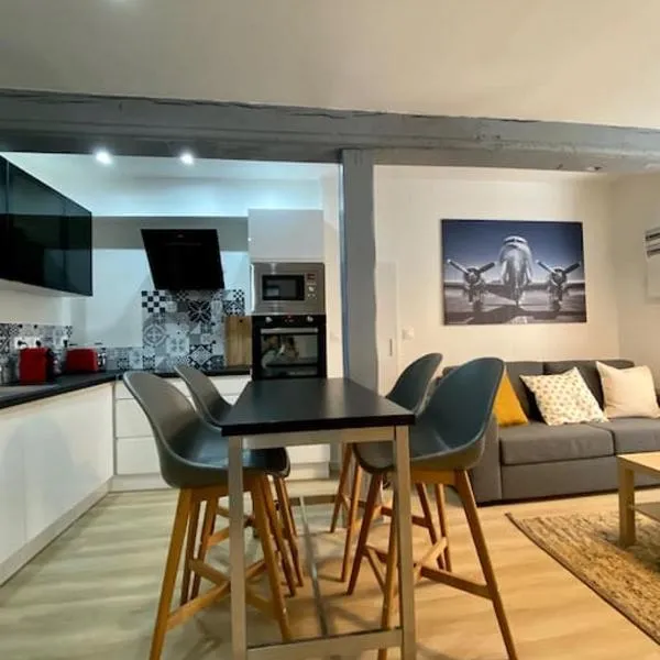Lumineux T2 au centre de Bray sur Seine、ブレ・シュル・セーヌのホテル